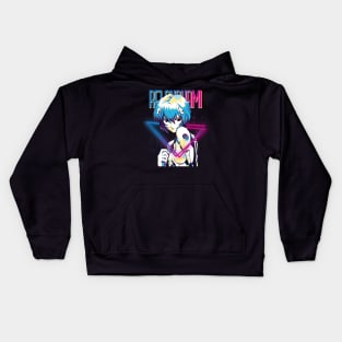 rei ayanami Kids Hoodie